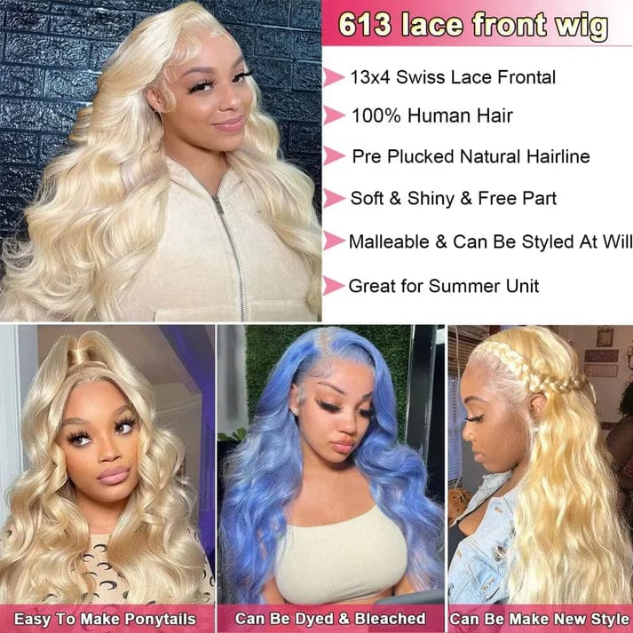 613 Hd Lace Frontal Wig 13x6 Human Hair Wig Body Wave 30 Inch 250 Density Brazilian Hair Black Women Choice 13x4 Lace Front Wig